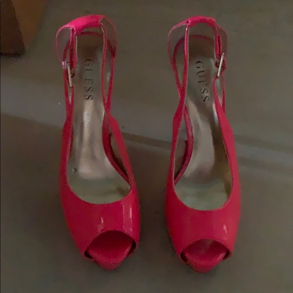 Guess Hot pink high heels - Picture 5 of 6
